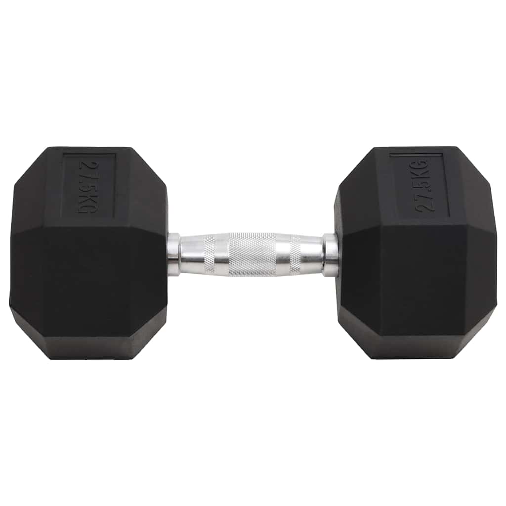 Malmist Hantel (27,5 Kg, Kroomitud Teras, Kummikate) – toote pilt 1