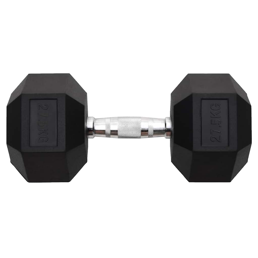 Malmist Hantel (27,5 Kg, Kroomitud Teras, Kummikate) – toote pilt 2