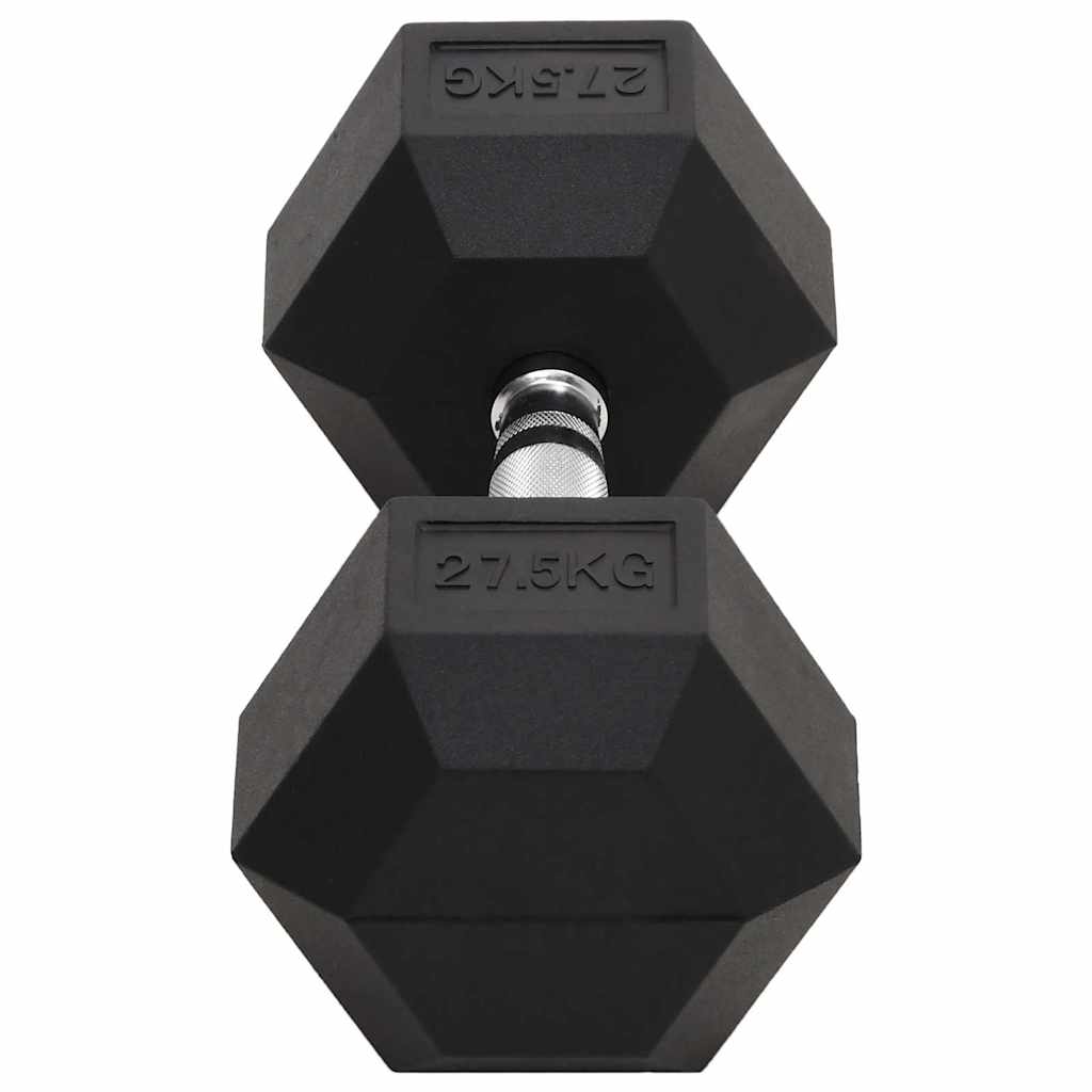 Malmist Hantel (27,5 Kg, Kroomitud Teras, Kummikate) – toote pilt 3