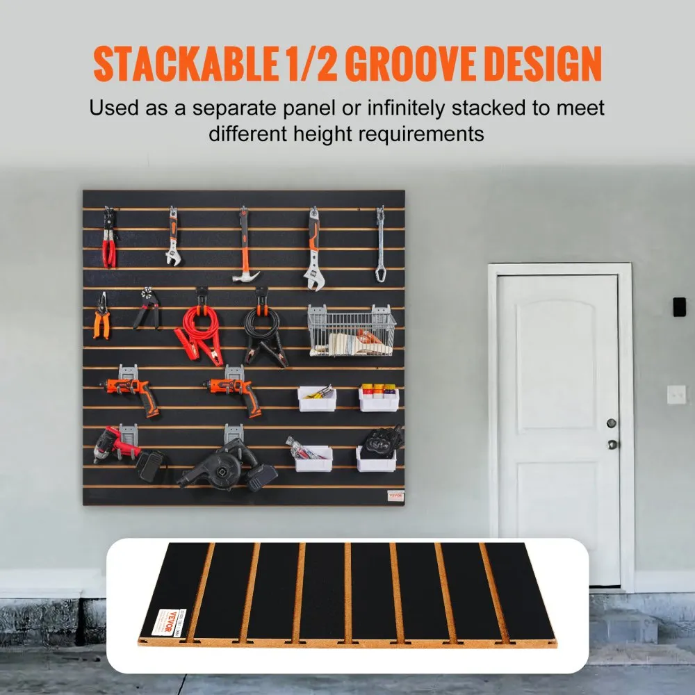 MDF Nagipaneelid (122×61 cm, 2 Paneeli, Must) – toote pilt 4