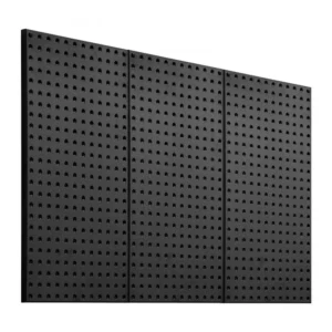 metallist perforeeritud paneelid 61×30 cm – Metallist Perforeeritud Paneelid (61×30 Cm, 3 Paneeli, Must)