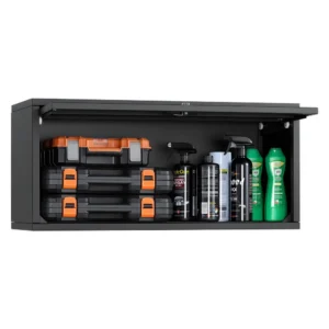 metallist seinale kinnitatav kapp – Metallist seinale kinnitatav kapp (77 x 30,5 x 35,6 cm, 54,5 kg riiuli kandevõime)