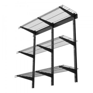 metallist seinariiul garaaž – Metallist Seinariiul (275 x 91,4 cm, 204 kg Kandevõime, Must)