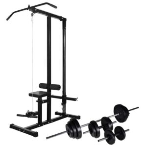 mitmekülgne jõusaaliseade 30,5 kg – Mitmekülgne jõusaaliseade (30,5 kg raskused, 110 x 121 x 190 cm)