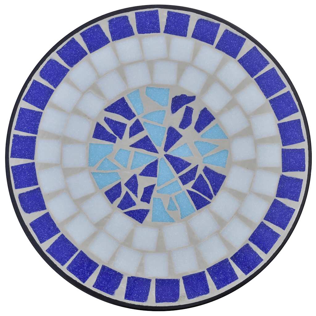 Mosaiik, külglaud, taimelaud, sinine, valge – toote pilt 2