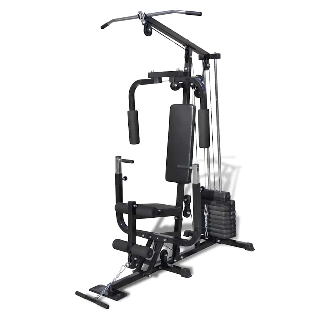 multifunktsionaalne jõusaalimasin koduseks treeninguks – Multifunktsionaalne jõusaalimasin (150 x 99 x 204 cm, 41 kg raskused)