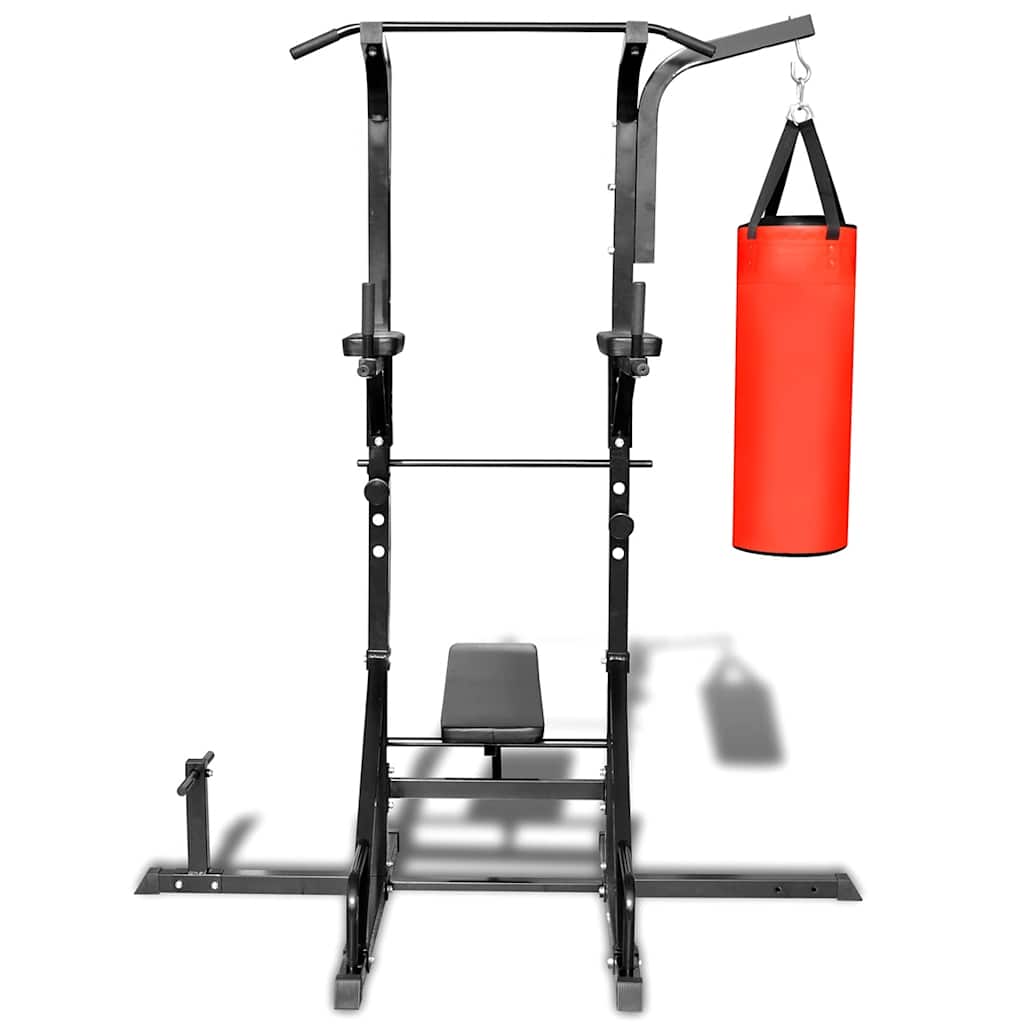Multifunktsionaalne jõusaalipink poksikotiga (182 x 125 x 218 cm, 100 kg kandevõime) – toote pilt 1
