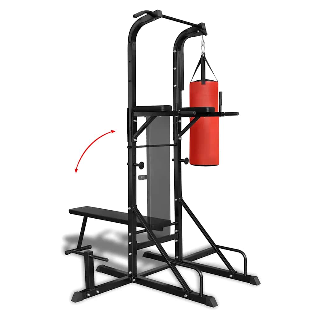 Multifunktsionaalne jõusaalipink poksikotiga (182 x 125 x 218 cm, 100 kg kandevõime) – toote pilt 4