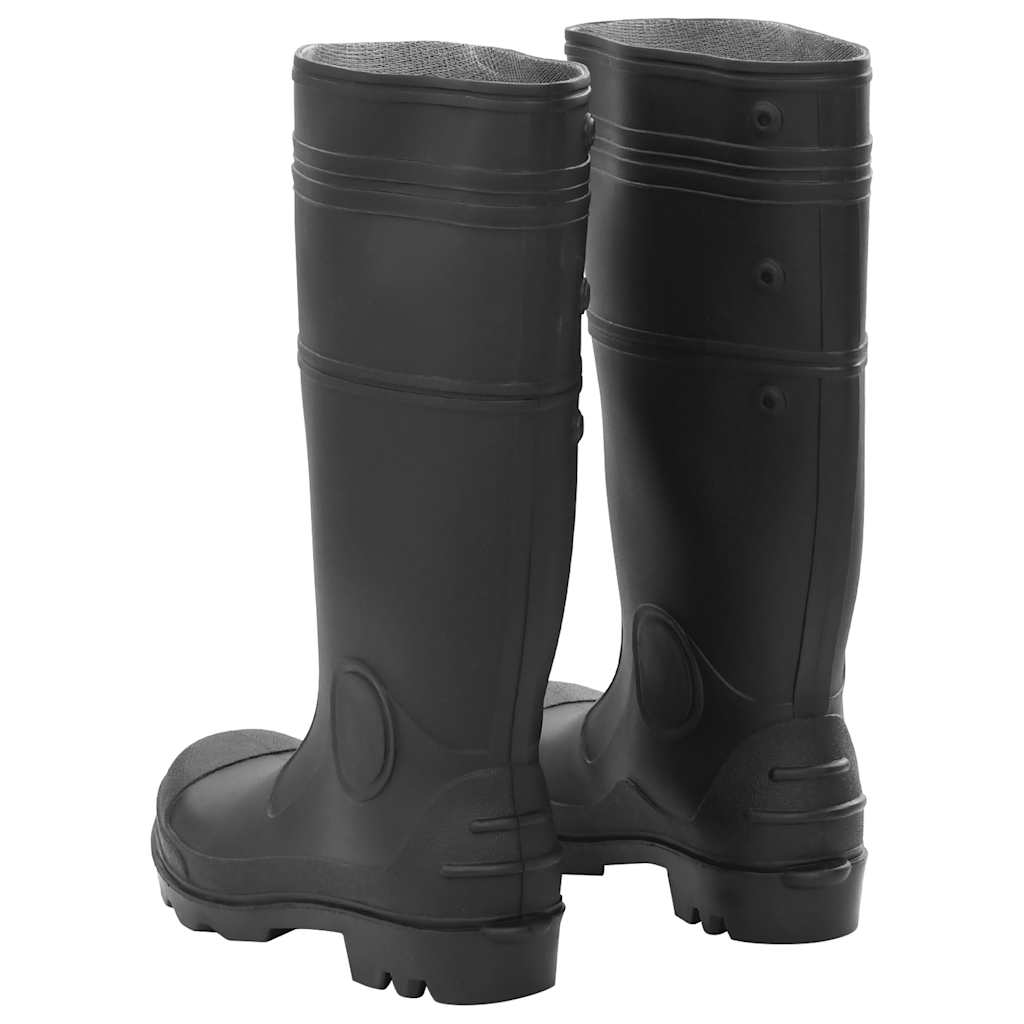 Mustad Kummikud, Suurus 39, PVC, 38 cm Kõrgus – toote pilt 4