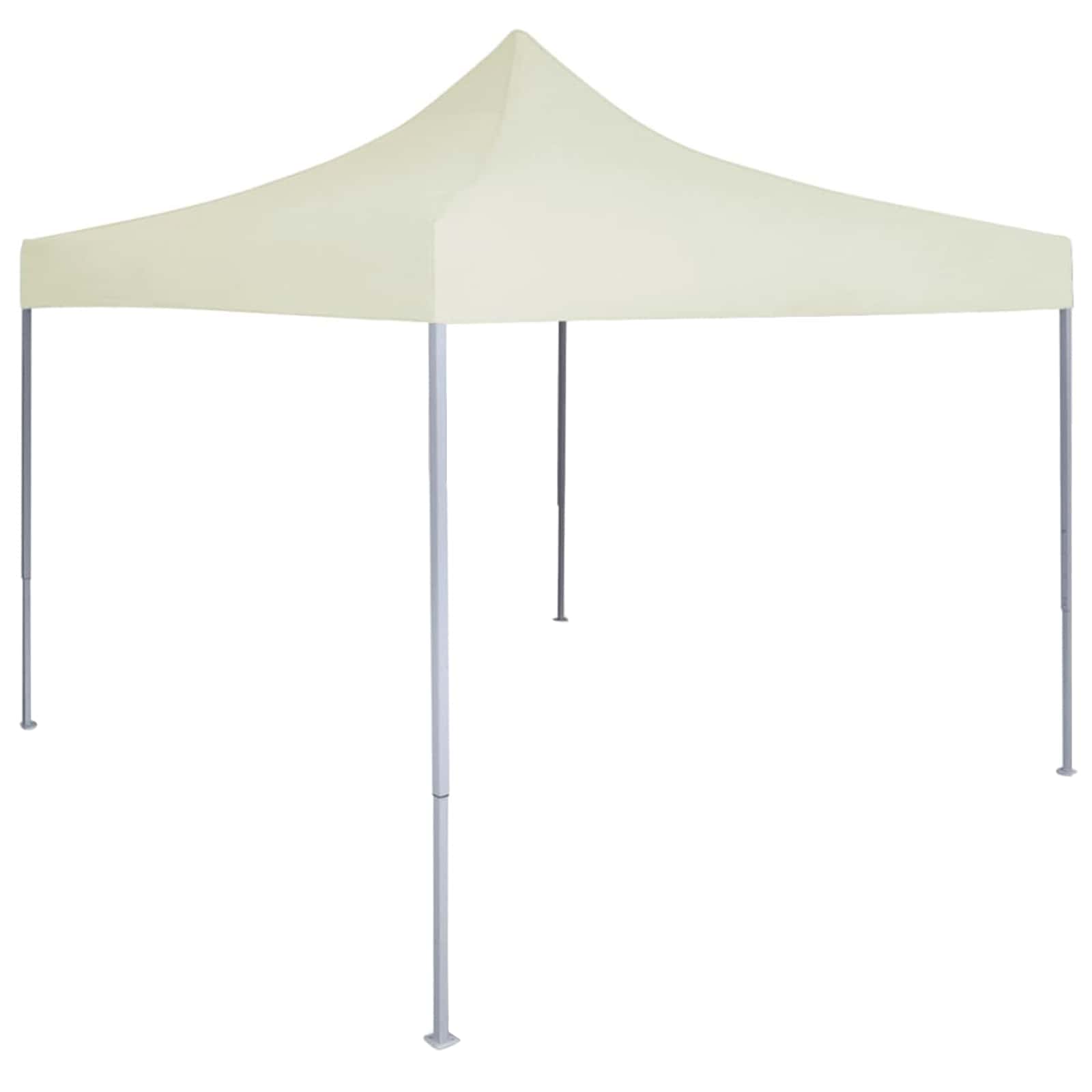 Pidutelgid 291 x 291 x 315 cm Kreemjas Oxfordi kangas – toote pilt 1