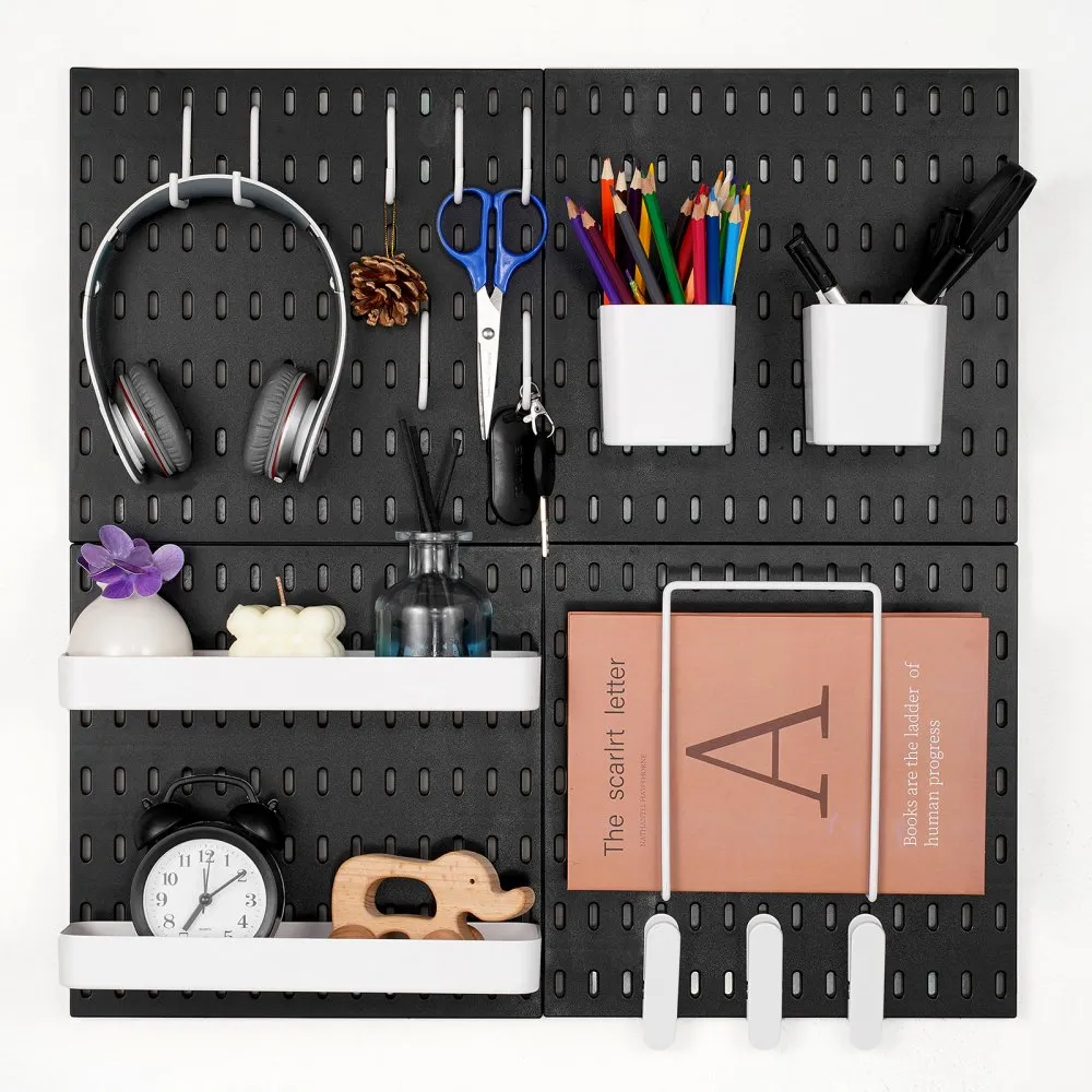 plastikust nagipaneelide komplekt – Plastikust Nagipaneelide Komplekt (28×28 Cm, 4 Paneeli, Must)