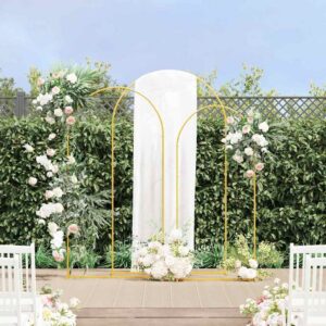 Pulma kaar 3 tk Kuldne 120 x 40 x 217 cm Teras