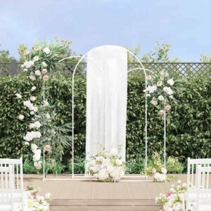 Pulma kaar 3 tk Valge 120 x 40 x 217 cm Teras
