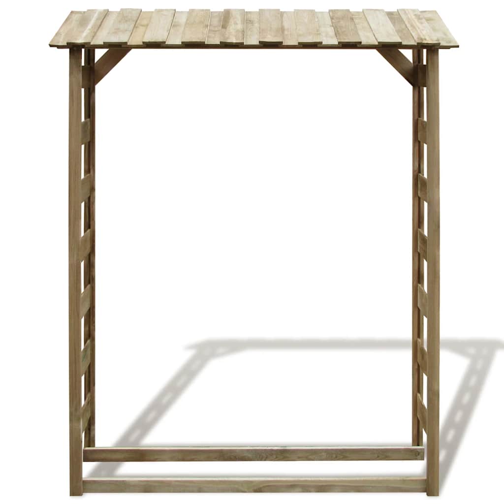 puukuur 150 x 44 x 176 cm immutatud männipuit – toote pilt 1