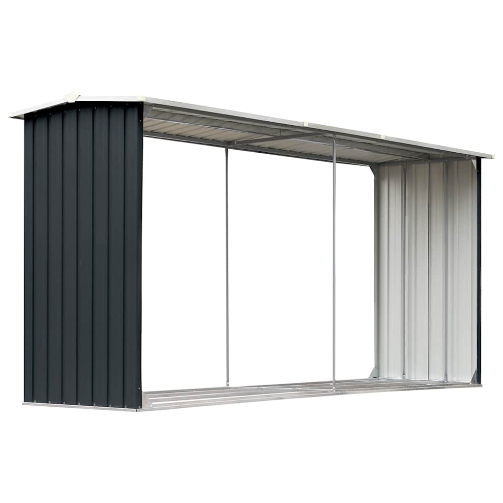 puukuur tsingitud teras, 330 x 92 x 153 cm, antratsiithall – toote pilt 1