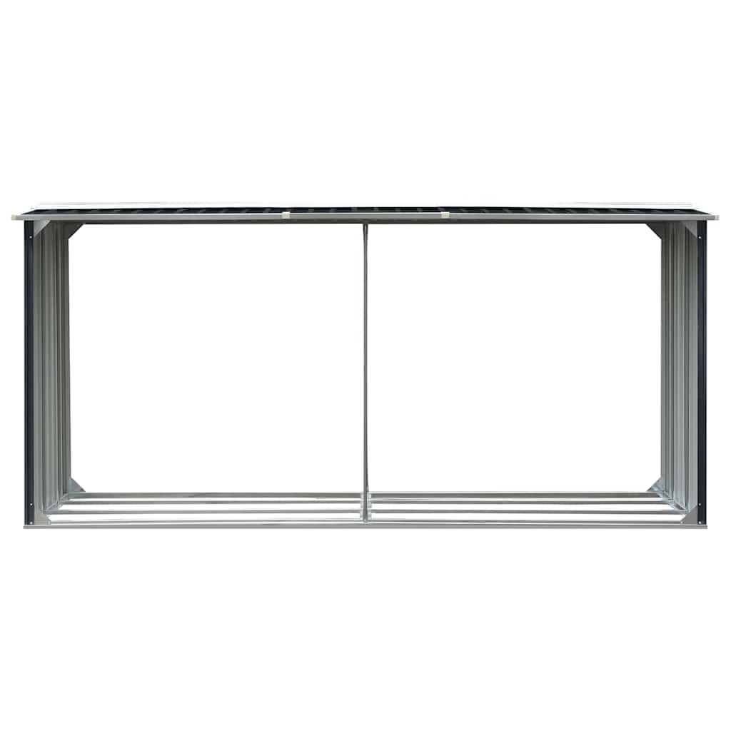 puukuur tsingitud teras, 330 x 92 x 153 cm, antratsiithall – toote pilt 2