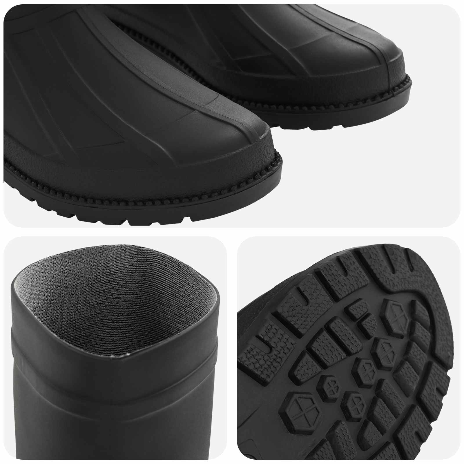 PVC Vihmaketsid Suurus 43 Must 28,5 cm Kõrgus – toote pilt 4