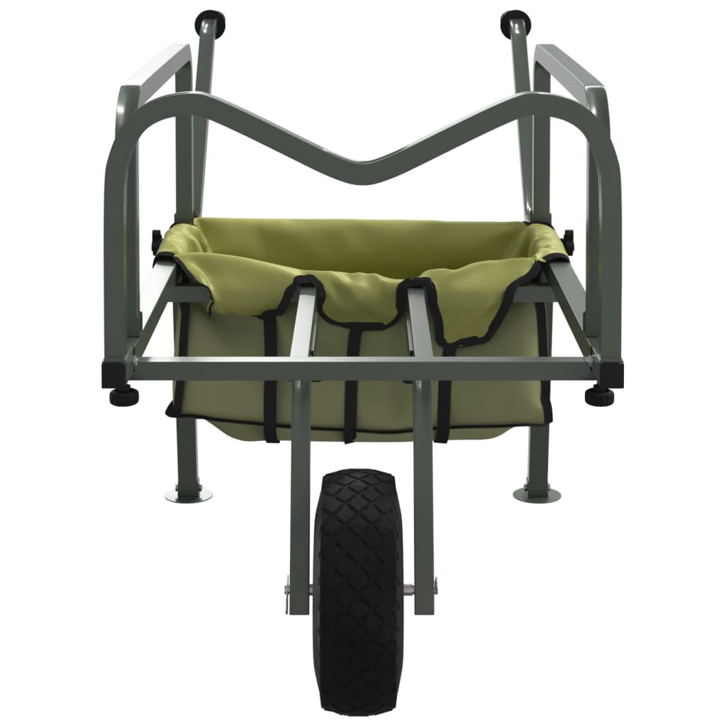 Rattaga kalastuskäru (pulbervärvitud teras, 135–145 cm, 150 kg kandevõime) – toote pilt 3