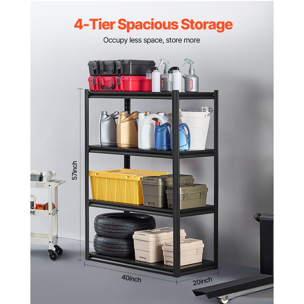 Reguleeritav Metallriiul (1089 kg, 4 Taset, 50,8×101,6×144,8 cm) – toote pilt 2