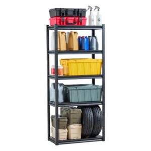 reguleeritav metallriiul 5 tasandit – Reguleeritav Metallriiul (5 Tasandit, 907 Kg Kandevõime, 81,3 × 40,6 × 182,9 Cm)
