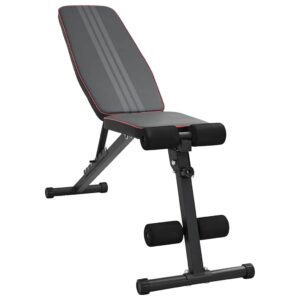 reguleeritav raskuspink kodus treenimiseks – Reguleeritav Raskuspink Must 131 x 41 x 110 Cm Pulbervärvitud Teras
