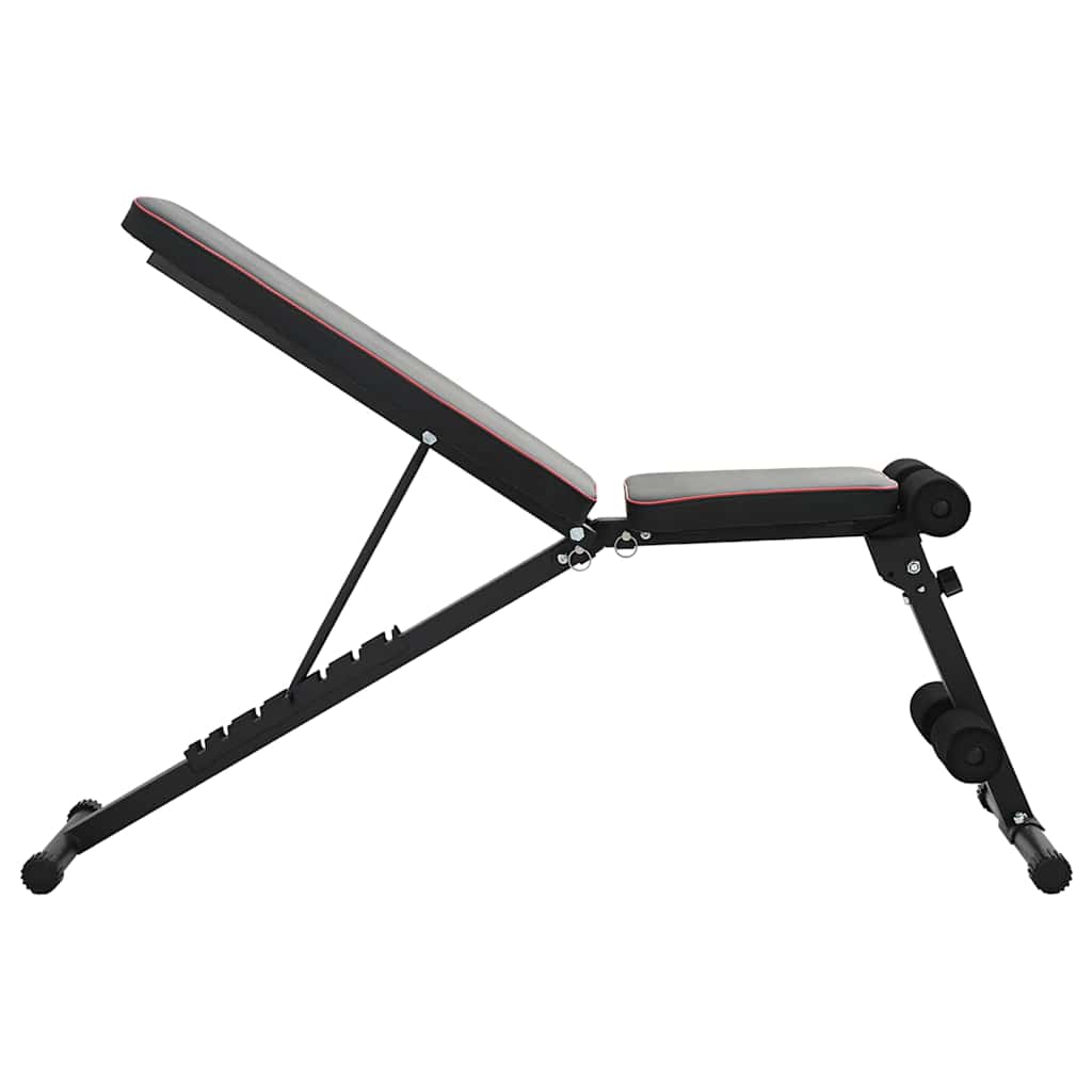 Reguleeritav Raskuspink Must 131 x 41 x 110 Cm Pulbervärvitud Teras – toote pilt 2