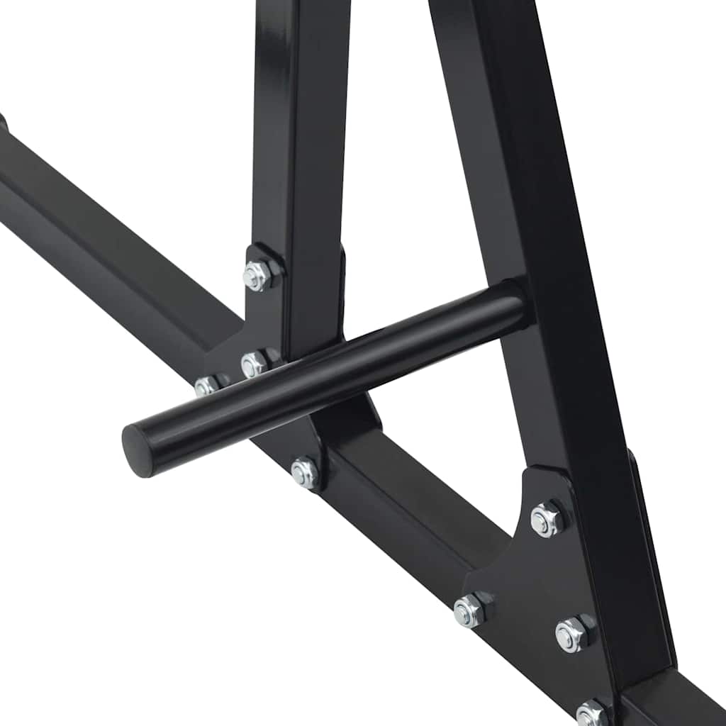 Reguleeritav tõmbepulkade jaam (100,5 x 102 x 234,5 cm, 150 kg, must) – toote pilt 4
