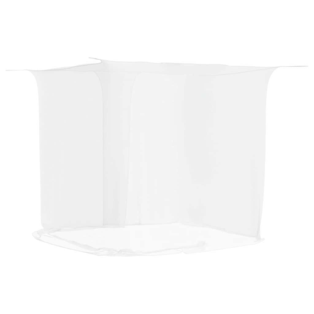 Rippuv Sääsevõrk Valge 220x100x150 Cm 156 Võrgusilma – toote pilt 1