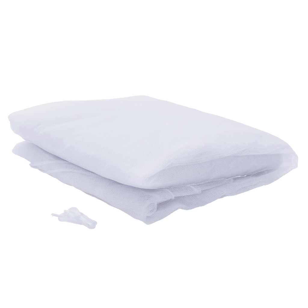 Rippuv Sääsevõrk Valge 220x120x150 Cm 156 Võrgusilma – toote pilt 4