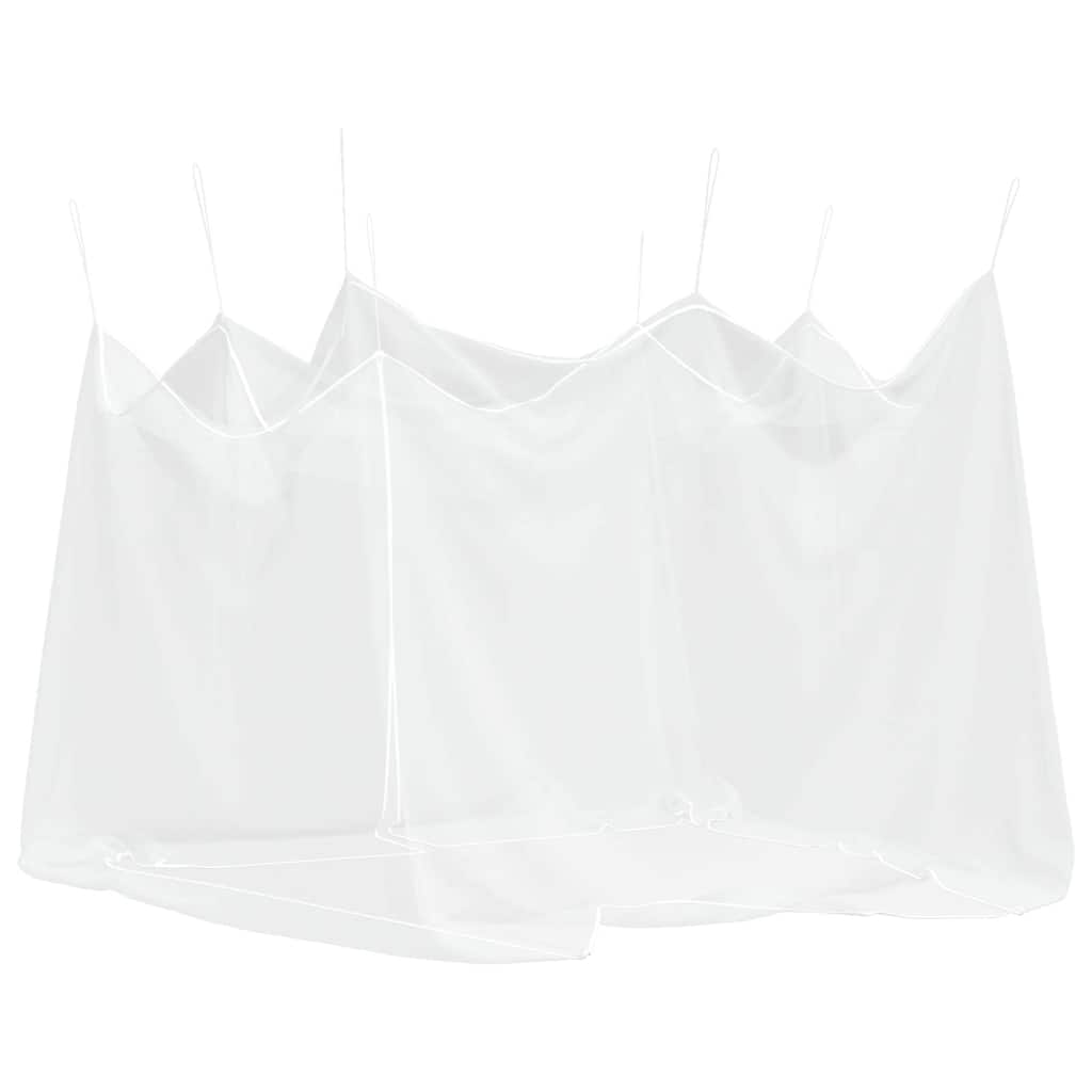 Ristkülikukujuline Sääsevõrk Õue, 220 Silma, Valge, 300 x 300 x 250 cm – toote pilt 4