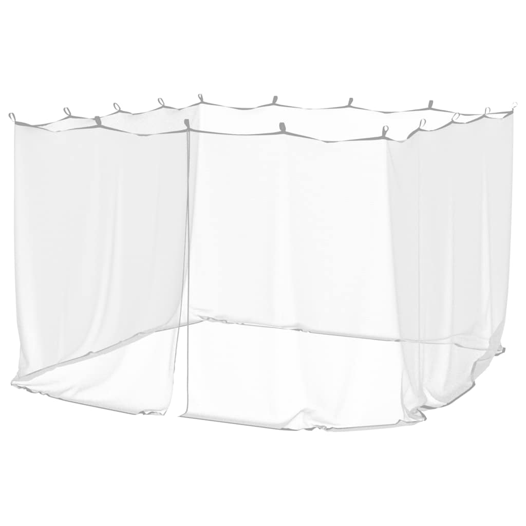 Ristkülikukujuline Sääsevõrk Õue, 220 Silma, Valge, 300 x 300 x 200 Cm – toote pilt 1