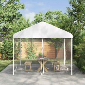 sääsevõrk aiapaviljonile polüester – Sääsevõrk Aiapaviljonile 220 Võrgusilma Valge 3 x 4 x 2 m Polüester