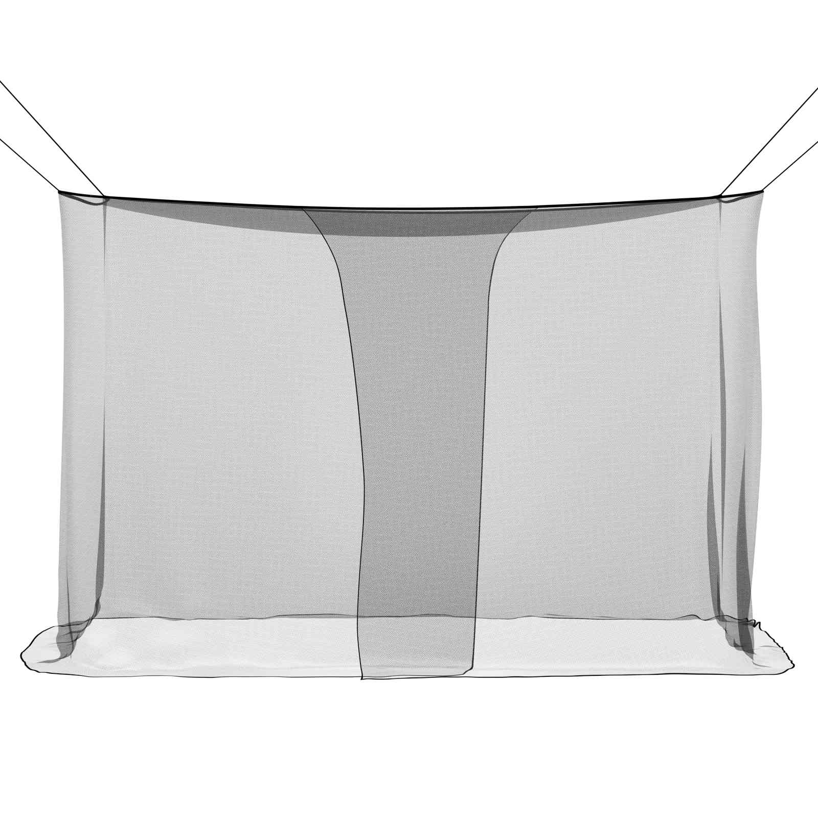 Sääsevõrk Voodi Jaoks (156 Silma, 220 X 100 X 150 Cm, Must) – toote pilt 4