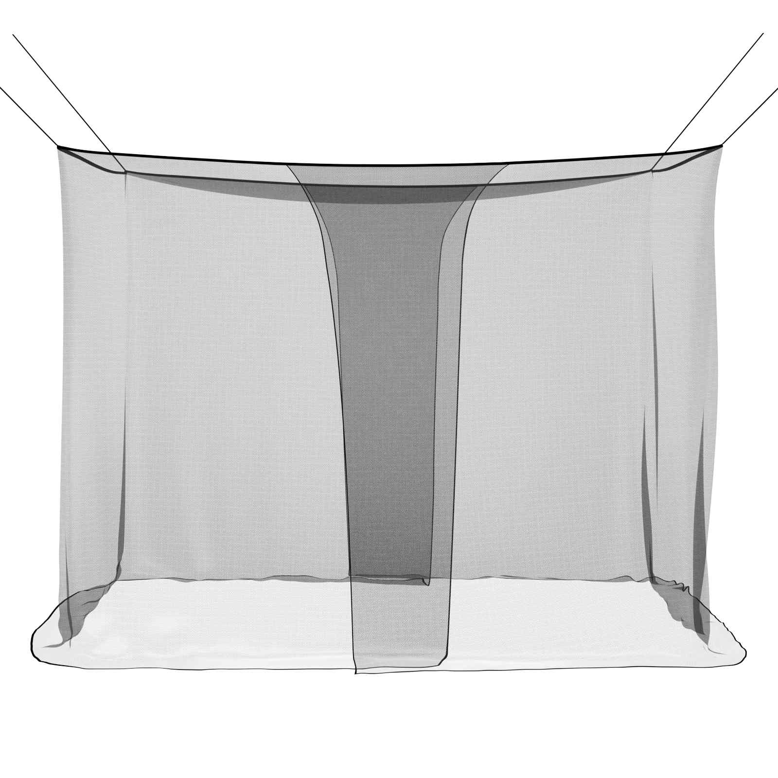 Sääsevõrk Voodi Jaoks 156 Silma Must 220 X 180 X 180 Cm – toote pilt 4