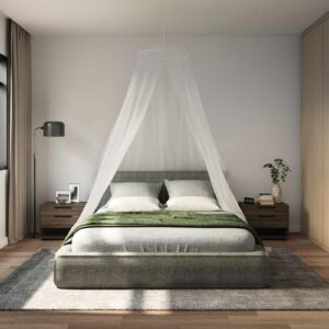 sääsevõrk voodi jaoks valge – Sääsevõrk Voodi Jaoks 3 Tk 156 Võrgusilma Valge ⌀56 x 220 Cm