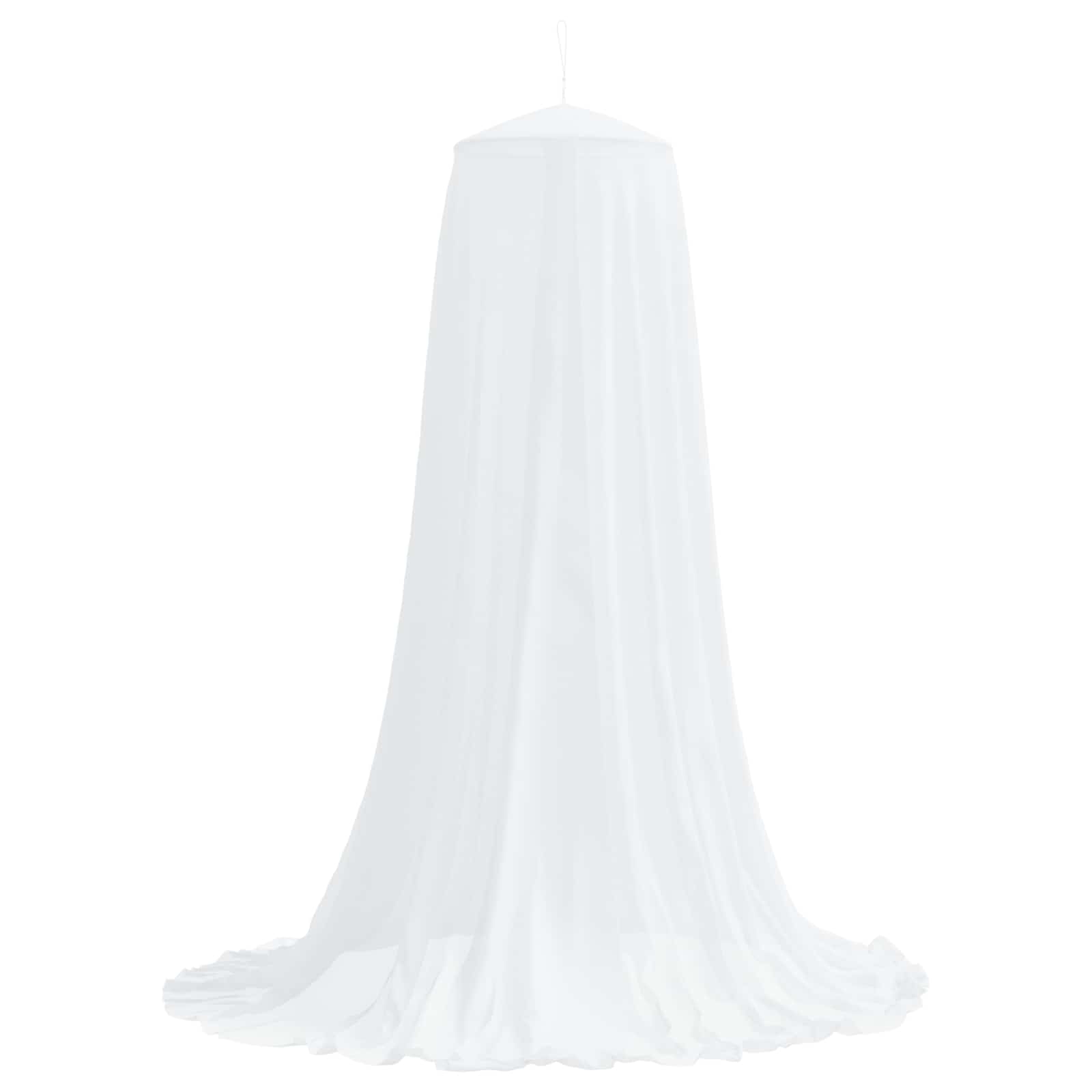 Sääsevõrk Voodi Jaoks 3 Tk Valge ⌀56 x 220 cm 156 Võrku – toote pilt 1