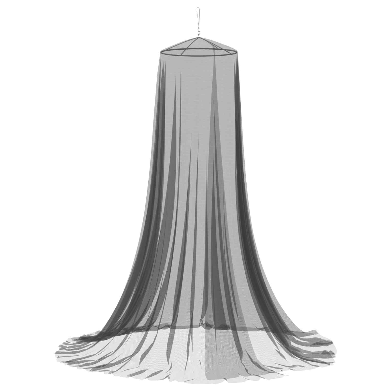 Sääsevõrk Voodi Jaoks Must ⌀56 x 220 cm Polüester 156 Silma – toote pilt 1