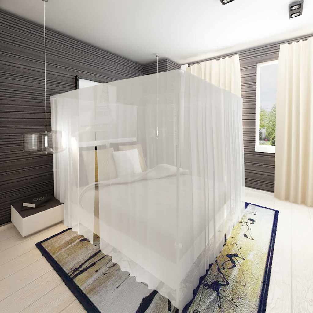 Sääsevõrk voodile (220 x 200 x 210 cm, 3 avaga, 2 tk) – toote pilt 2