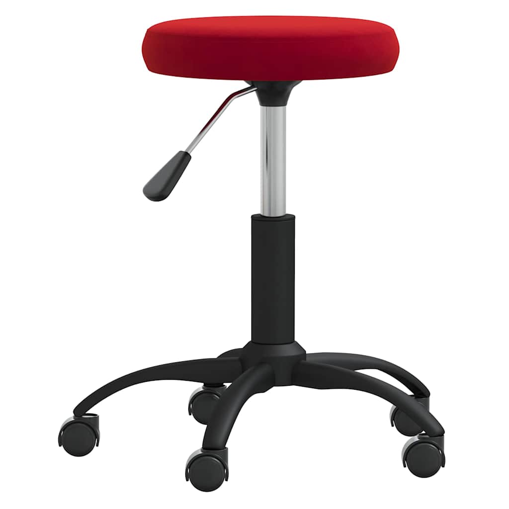 Sametist massaažitool (veinipunane, 31 x 42–54 cm, 360° pöörlev) – toote pilt 1