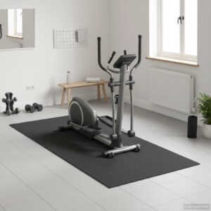 spordi kaitsematt must PVC – Spordi Kaitsematt Must 180 X 75 X 0,6 Cm Kõrge Tihedusega PVC