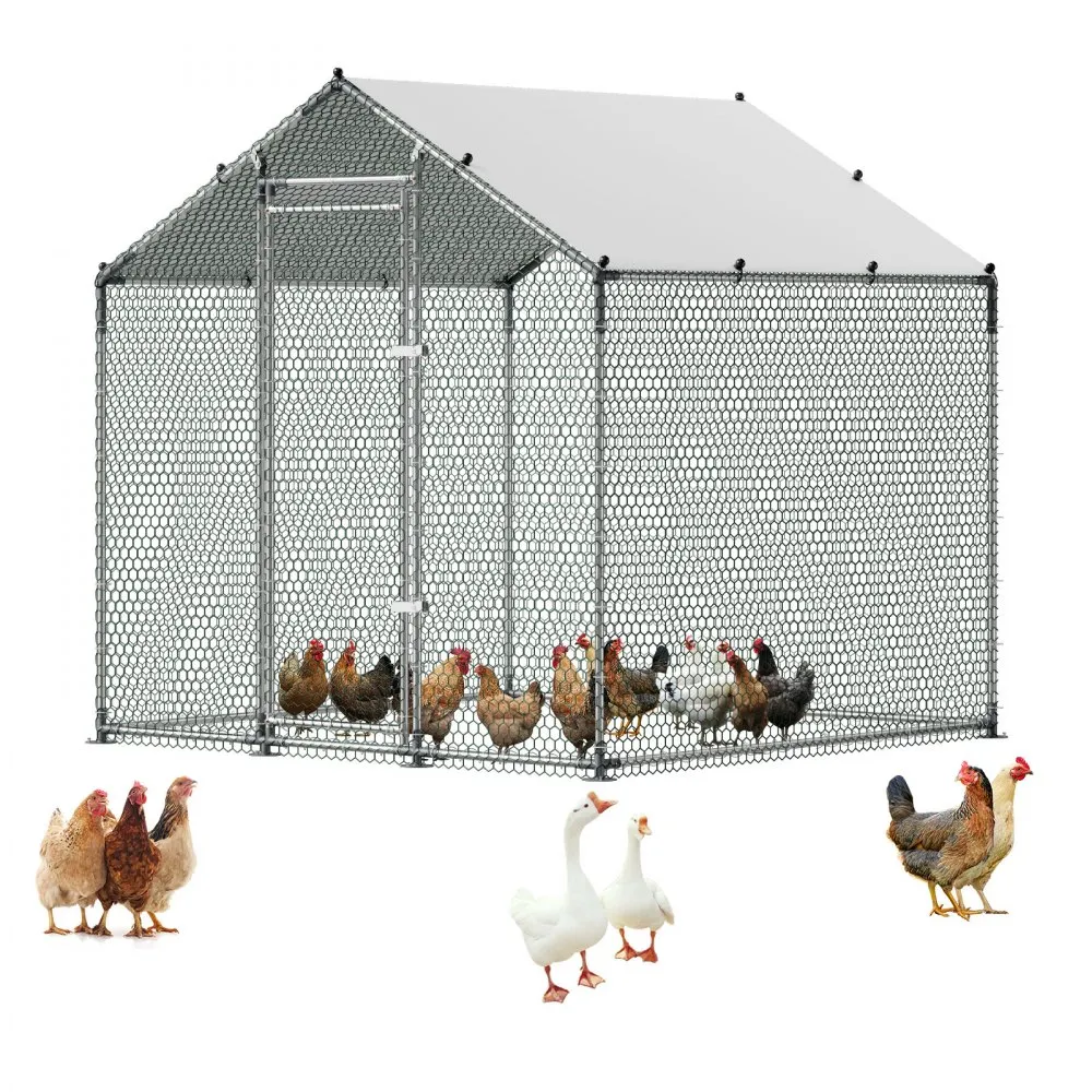 suur metallist kanakuut 2x2m – Suur Metallist Kanakuut 2 x 2 x 2 m, Teras, PE-Kate