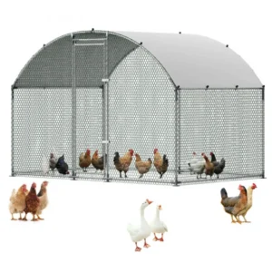 suur metallist kanakuut turvaline – Suur Metallist Kanakuut 3 x 2 x 2 m Doomkatusega Turvalukuga