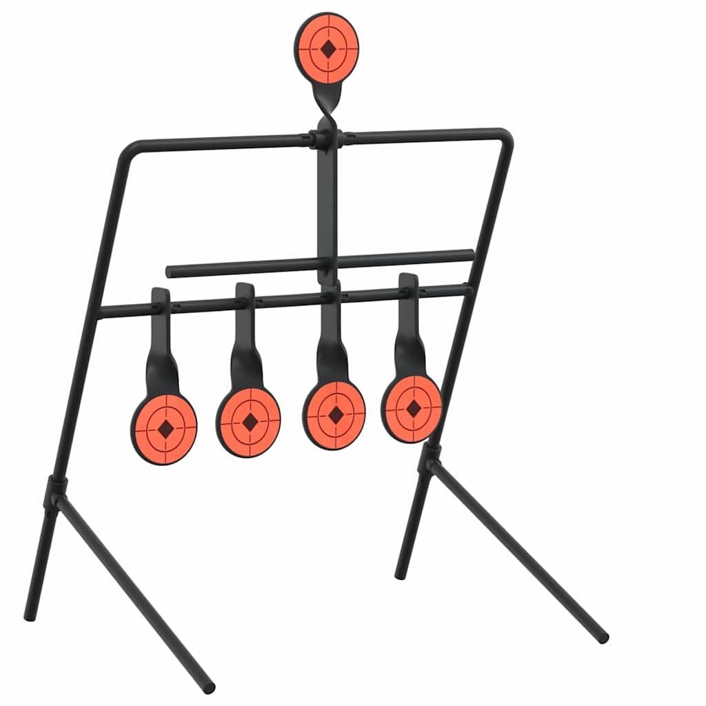 taastuv laskemärklaua sihtmärk teras – Taastuv Laskemärklaua Sihtmärk Must 40 x 34 x 53 cm Teras
