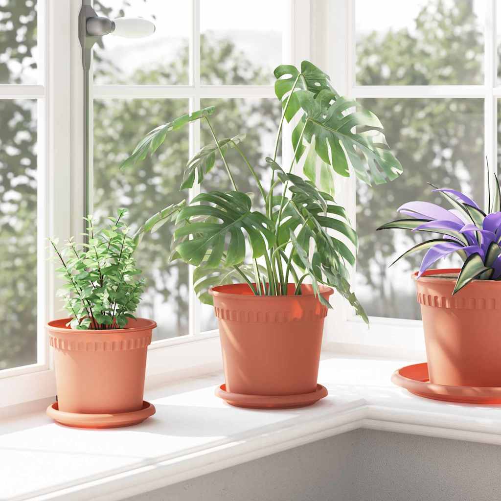 Taimepotid 6 tk Kohviroosa Plastmass – toote pilt 3