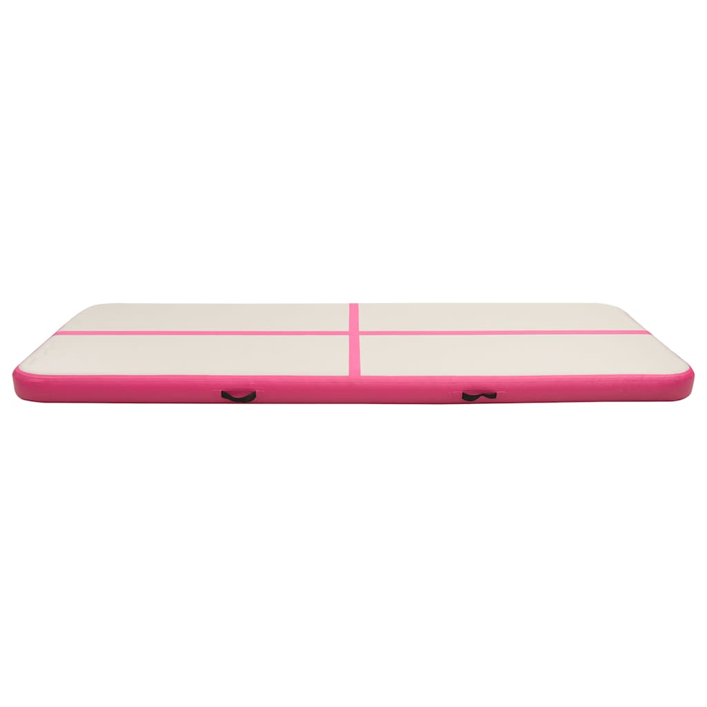 Täispuhutav Võimlemismatt Pumbaga (300 x 100 x 20 Cm, PVC, Roosa) – toote pilt 2