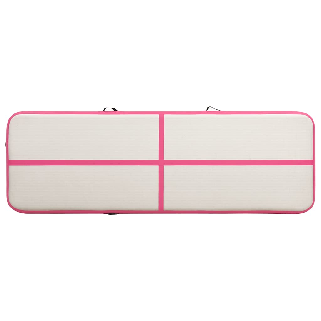 Täispuhutav Võimlemismatt Pumbaga (400 x 100 x 15 Cm, PVC, Roosa) – toote pilt 3