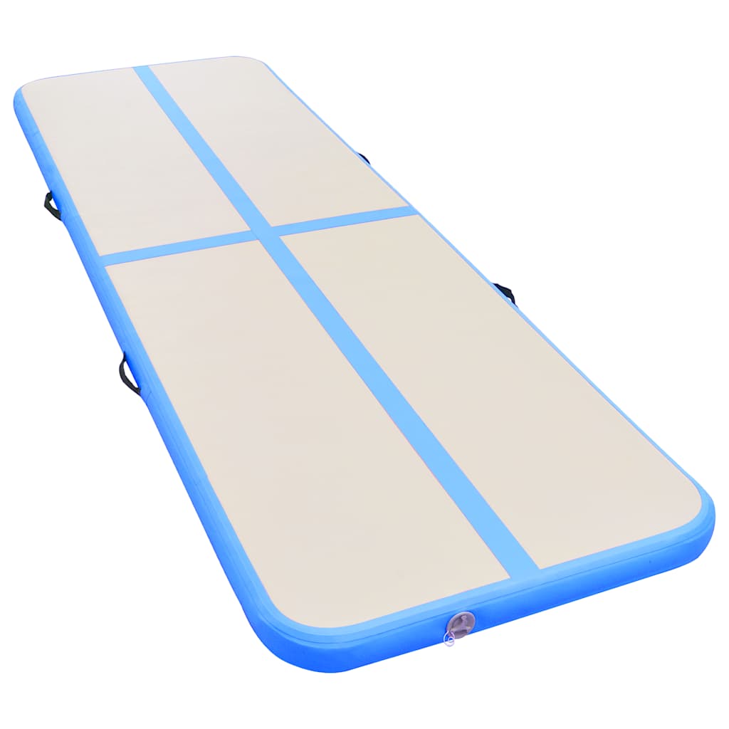 Täispuhutav Võimlemismatt Pumbaga (700 x 100 x 10 Cm, PVC, Sinine) – toote pilt 1