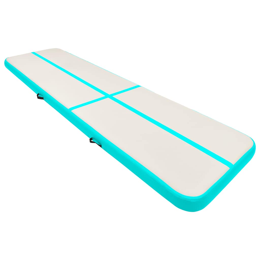 Täispuhutav Võimlemismatt Pumbaga (700 x 100 x 15 Cm, PVC, Roheline) – toote pilt 1