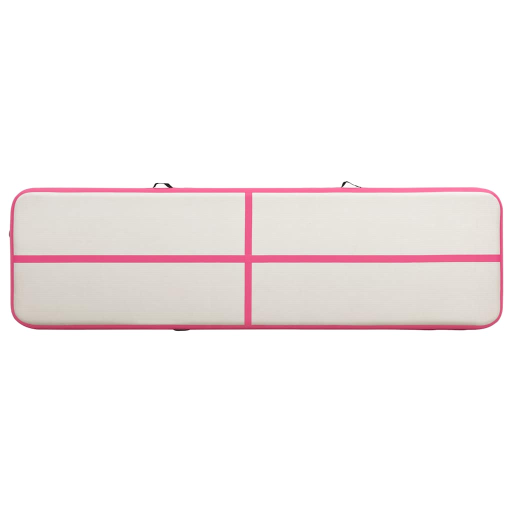 Täispuhutav Võimlemismatt Pumbaga (800 x 100 x 15 Cm, PVC, Roosa) – toote pilt 3
