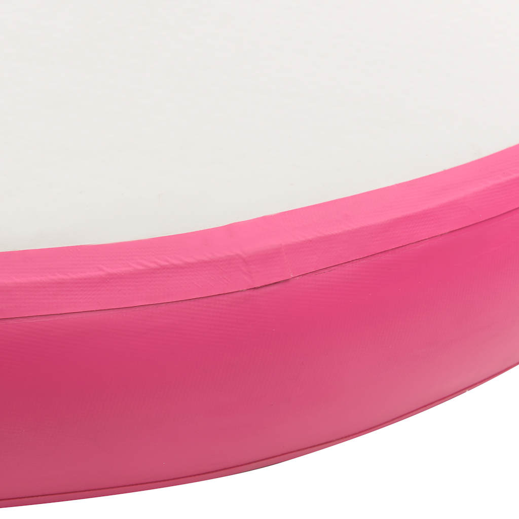 Täispumbatav Võimlemismatt Pumbaga (100x100x20 Cm, PVC, Roosa) – toote pilt 4
